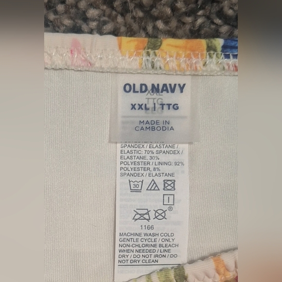 XXL Nwot Old Navy Floral Print Bikini Bottom - Picture 4 of 4